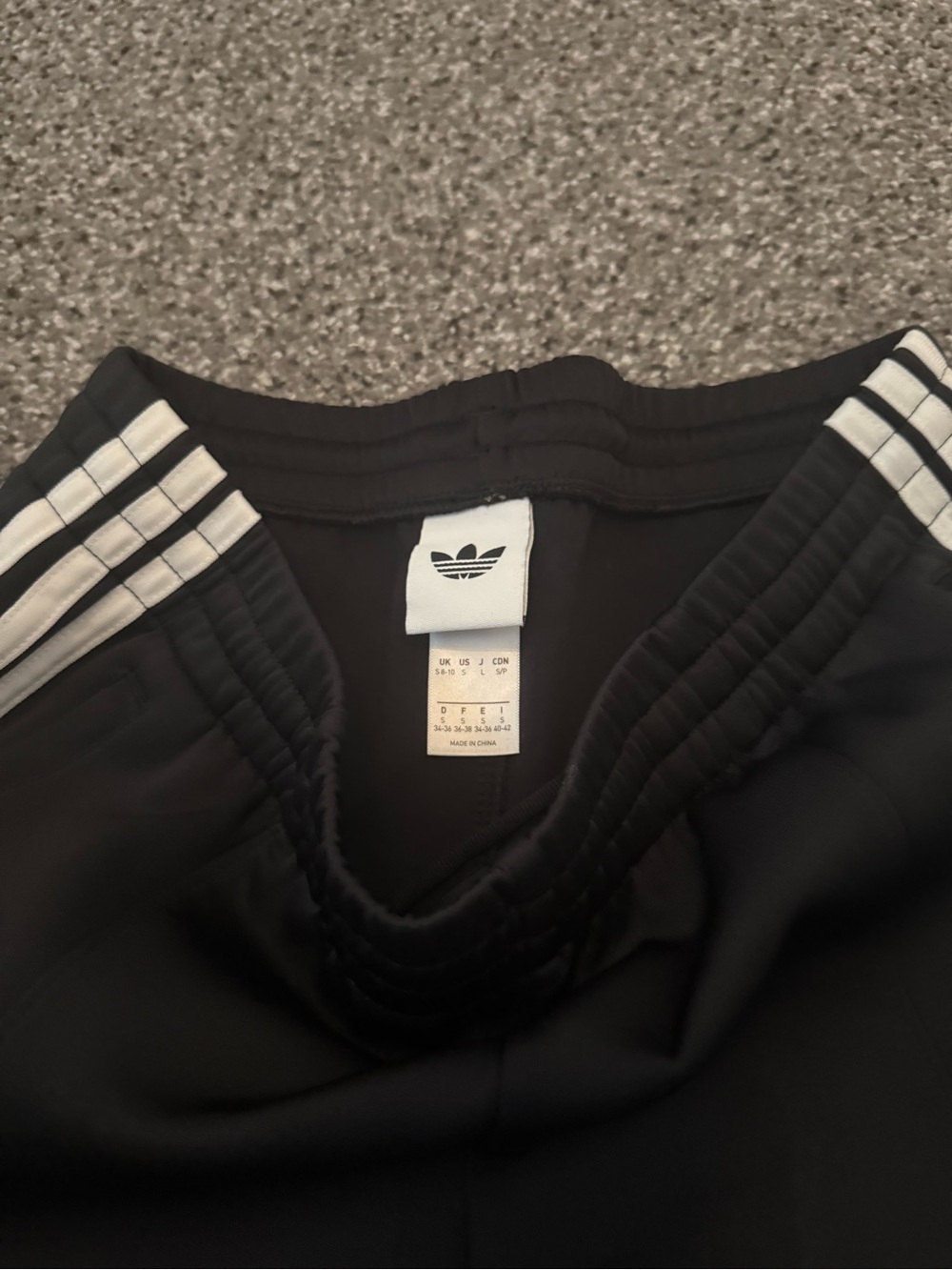 adidas Black Joggers with White Three-Stripes - Picture 2 of 3
